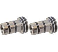 SOMATHERM FOR YOU, Insert laiton pour raccords instantanés Pushfit sur tube Multicouche Ø16 mm - Sachet de 5 pièces - Idéal pour eau chaude et froide, montage facile et fiable (Lot de 2)