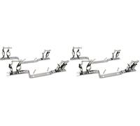 SOMATHERM FOR YOU, Jeu de 2 supports en métal avec isolant pour collecteurs, compatibles avec 20/27, 26/34 et 33/42 - Idéal pour installations d'eau chaude et froide (Lot de 2)