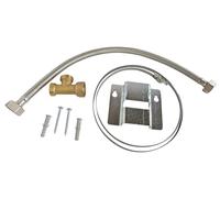 SOMATHERM FOR YOU, Kit de raccordement pour vase d'expansion sanitaire 5-18L, incluant potence, té mâle 20/27 et flexible inox 50 cm, pour optimiser votre chauffe-eau