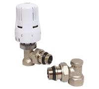 Thermostat et récepteur rectangle métal pour radiateur de chauffage central