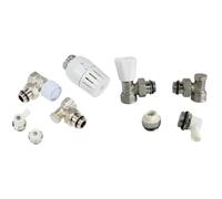 SOMATHERM FOR YOU KIT7250 1 X Kit thermostatique Liquide - Robinet thermostatique radiateur & Kit avec tête tête Manuelle