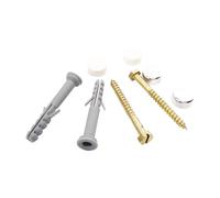 Somatherm For You – Fixations pour cuvette WC – 8 × 80 mm – Lot de 2