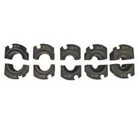 SOMATHERM FOR YOU - Lot de Mâchoires Profil H - Ø12-16-20-26-32 mm - Compatible avec Pince à Sertir - Noir - Pour Raccords Multicouche et PER