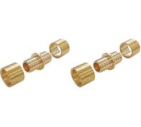 SOMATHERM FOR YOU, Manchon égal à glissement PER Ø16 - Montage facile, résistant à la corrosion, compatible avec tubes PER, pression max 10 bars, température 5°C à 90°C, certifié NF (Lot de 2)