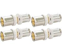 SOMATHERM FOR YOU, Manchon égal à sertir pour tube multicouche Ø16 - Raccordement facile et rapide, compatible avec profils U, H, TH - Conforme norme NF 545, sécurité d'étanchéité