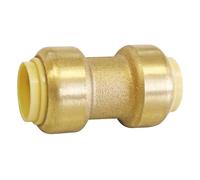 SOMATHERM FOR YOU, Manchon laiton à clipser pour tubes cuivre, PER ou multicouche Ø16 mm, montage rapide et facile, raccord auto-étanche, démontable, durable, pression max 4 bars