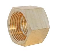 SOMATHERM FOR YOU, Manchon laiton brut double femelle 8/13 pour raccordements plomberie, compatible avec tous raccords laiton à filetage Idéal pour eau chaude et froide