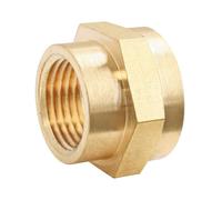 SOMATHERM FOR YOU, Manchon laiton réduit double femelle 26/34-20/27 pour raccordements plomberie, compatible avec tous raccords laiton, étanchéité sur filet ou joint plat