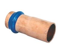 SOMATHERM FOR YOU, Manchon réduit cuivre à sertir MF Ø16 Ø12, raccord indémontable conforme EN1057, pression max 16 bars, température max 95°C, joint d'étanchéité EPDM, profil V
