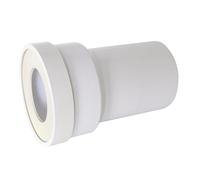 SOMATHERM FOR YOU, Pipe courte droite en plastique D100mm avec joint à lèvre néoprène pour évacuation WC - Longueur 190mm, étanchéité optimale, couleur blanche, diamètre 100mm