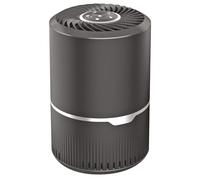 SOMATHERM FOR YOU, Purificateur d'air HEPA 13 avec désinfection UV-C, filtre à charbon actif, pré-filtre allergènes, silencieux (<40dB), pour surfaces jusqu'à 25m², 12W