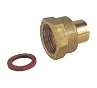 SOMATHERM FOR YOU, Raccord 2 pièces à souder en laiton pour tube cuivre Ø14 mm, écrou tournant Femelle 20/150, compatible avec appareils gaz butane/propane, étanchéité assurée