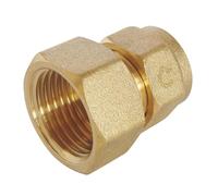 Somatherm Raccord à compression femelle 15/21 pour PER Ø12 – ACS – 10 bars – 5–90°C