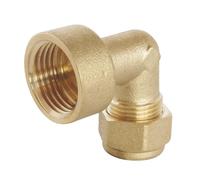 Raccord A Compression Tube Per Ø12 - Coude Femelle 1/2""(15/21) - Somatherm