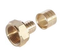 Raccord écrou tournant femelle PER à glissement 12mm x 15/21 - 1/2" Fixoconnect