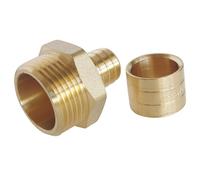 Somatherm Raccord mâle PER à glissement Fixoconnect 16 mm x 20/27 (3/4")