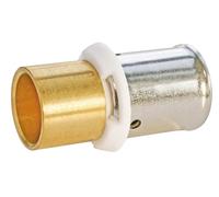 SOMATHERM FOR YOU, Raccord adaptateur à souder cuivre Ø14 mm et à sertir PER Ø16 mm, compatible avec outils H, U, RF Norme NF 545, pression max 10 bars, T°C 5-90°C