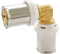 SOMATHERM FOR YOU, Raccord coudé égal à sertir pour tube multicouche Ø26 mm - Compatible avec profils U, H, TH - Sécurité d'étanchéité, norme NF 545, pression max 10 bars (Lot de 6)