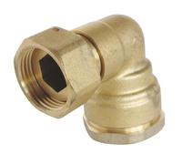 SOMATHERM FOR YOU, Raccord coudé en laiton pour tube PE Ø32 mm, écrou tournant 1", pression 20 bars, température -10° à +80°C, joint EPDM, norme ACS, garantie 5 ans