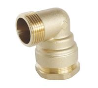 Somatherm Coude mâle laiton SUMO à visser – 1" Pronorm pour PE 32 mm (26/34) – 20 bar
