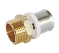 Raccord droit à sertir pour tube Multicouche Ø26 - droit mâle 20/27 (3/4")