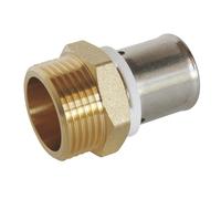 Somatherm Raccord mâle PER à glissement Fixoconnect 20 mm x 20/27 (3/4")