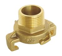 SOMATHERM FOR YOU, Raccord express cannelé Mâle 1/2" avec joint intégré pour robinet de puisage - Connexion rapide et étanche pour tuyaux d'arrosage en laiton durable