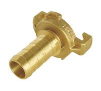 SOMATHERM FOR YOU, Raccord express cannelé pour tuyau Ø19mm - Corps en laiton durable, joint intégré pour étanchéité, connexion rapide à robinet, idéal pour arrosage efficace