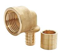 SOMATHERM FOR YOU Raccord femelle coudé à glissement PER Ø12 – taraudage 3/8, NF, 10 bar, 5–90°C