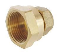 SOMATHERM FOR YOU, Raccord laiton à compression pour tube cuivre Ø14 - Femelle 20/27 - Idéal pour plomberie, réseaux d'eau sanitaire et chauffage - Étanchéité filet ou joint plat
