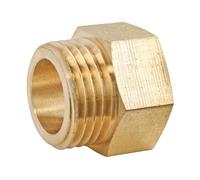 SOMATHERM FOR YOU, Raccord Laiton Brut Mâle Femelle 12/17 - Sachet de 2 Pièces - Idéal pour Raccordement Rapide et Étanche - Résistant à la Corrosion - Compatible avec Raccords Filetés