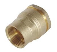 SOMATHERM FOR YOU Raccord laiton droit femelle 1" pour tube PE Ø25 mm 20 bar EPDM ACS 5 ans