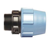 SOMATHERM FOR YOU, Raccord plastique droit pour tube PE Ø25 mm - Femelle 3/4" - Installation rapide et facile - Résistant à 16 bars - Température max 80°C - Norme ACS - Idéal irrigation