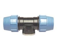 SOMATHERM FOR YOU, Raccord Té Femelle 1" pour tube PE Ø32 mm - Polypropylène haute résistance - Installation rapide - Normé ACS - Pression 16 bars - Température max 80°C - Étanchéité fiable