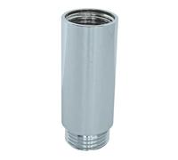 SOMATHERM FOR YOU, Rallonge chromée 50mm M15/21 F15/21 - Raccord en laiton pour installation sanitaire - Ajustement de longueur - Finition esthétique pour eau chaude/froide