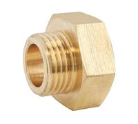 SOMATHERM FOR YOU, Réduction laiton brut Mâle 33/42 - Femelle 40/49, raccord filetés, étanchéité sur filet ou joint plat, compatible avec tous raccords laiton, eau chaude/froide
