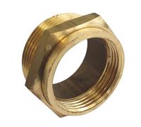 SOMATHERM FOR YOU, Réduction laiton brut Mâle 40/49 - Femelle 33/42, raccord filetés, étanchéité sur filet ou joint plat, résistant à la corrosion, compatible avec tous raccords laiton