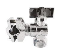SOMATHERM FOR YOU, Robinet de piquage autoperceur pour machine à laver, installation facile sur tubes cuivre Ø10 à 16 mm, sortie mâle M3/4", corps laiton chromé, norme ACS