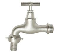 Robinet De Puisage À Potence Chromé - Mâle 1/2" - Raccord Au Nez 3/4