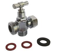 SOMATHERM FOR YOU, Robinet de WC 3 voies chromé pour raccordement WC et douchette, kit complet avec accessoires, joints inclus, étanchéité garantie, idéal pour installation facile