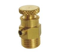 SOMATHERM FOR YOU, Robinet purgeur sans presse-étoupe M 1/4" en laiton durable, raccord mâle 1/4", conçu pour eau chaude et froide, démontage facile avec clé 6 pans