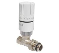 SOMATHERM FOR YOU, Robinet thermostatique droit 15/21, tête M30x15, réglable de 5 à 29°C, étanchéité parfaite avec joint torique, compatible avec tous les radiateurs 15/21