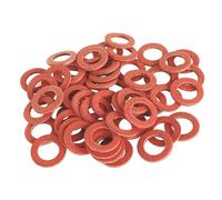 SOMATHERM FOR YOU - S70100 - Lot de 50 joints fibre 12/17. Joint fibre qui permet de réaliser l'étanchéîté sur les raccords d'eau froide, d'eau chaude sanitaires gris