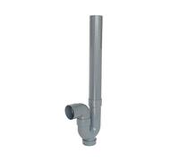 SOMATHERM FOR YOU, Siphon tubulaire d'évacuation pour machine à laver - Sortie horizontale 40mm - Corps en ABS durable et recyclable - Bouchon de dégorgement pour entretien facile