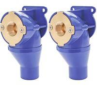 SOMATHERM FOR YOU, Sortie de cloison avec raccord à glissement pour tube PER Ø16 - Femelle 20/27 (3/4") - Raccordement facile, conforme norme NF 545, pression max 10 bars, T°C 5-90°C (Lot de 2)