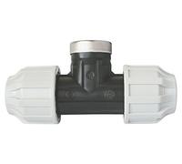 SOMATHERM FOR YOU - Té égal femelle Plastique pour tube PE D25 - F20/27- Serrage extérieur