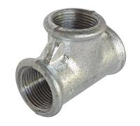 SOMATHERM FOR YOU, Té égal triple femelle 33/42 en fonte galvanisée N° 130 - Raccords résistants à la corrosion, adaptés pour eau chaude et froide, compatible avec tous raccords galva