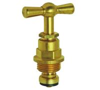 SOMATHERM FOR YOU - Tête à Potence avec Presse-Étoupe M21-150 - Laiton Brossé - Ø21 mm - Résistant à la Corrosion - Pour Installations de Plomberie Standard