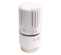 SOMATHERM FOR YOU, Tête thermostatique M30x1,5 à dilatation de cire, compatible avec robinets thermostatiques, installation horizontale, couleur blanche, régulation précise de la température
