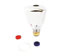SOMATHERM FOR YOU, Tête universelle mâle 22/150 en laiton chromé, croisillon pour siège de profondeur 20 à 32 mm, compatible eau chaude et froide, robinetterie sanitaire